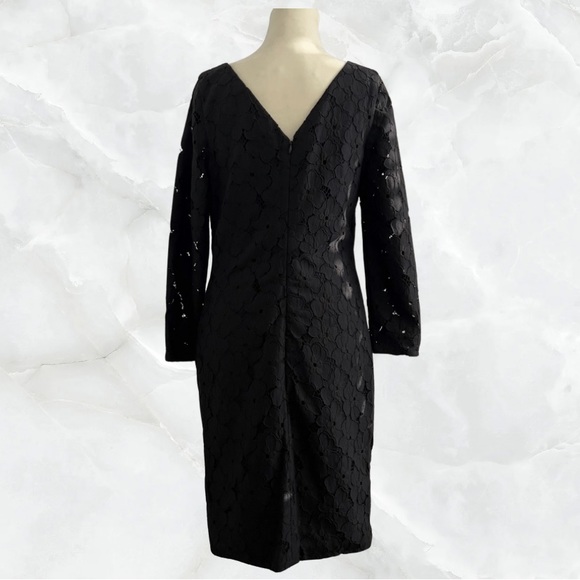 Diane von Furstenberg Black Lace Detail Dress - Picture 2 of 8